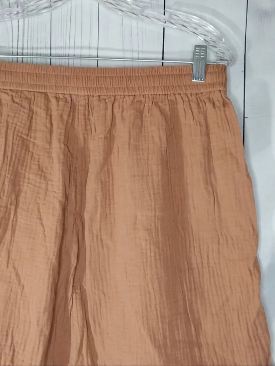 UpWest Coastal 100% Organic Cotton Gauze High-Waisted Mini Skirt - Picture 6 of 7